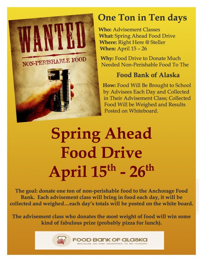 Spring Ahead Food Drive