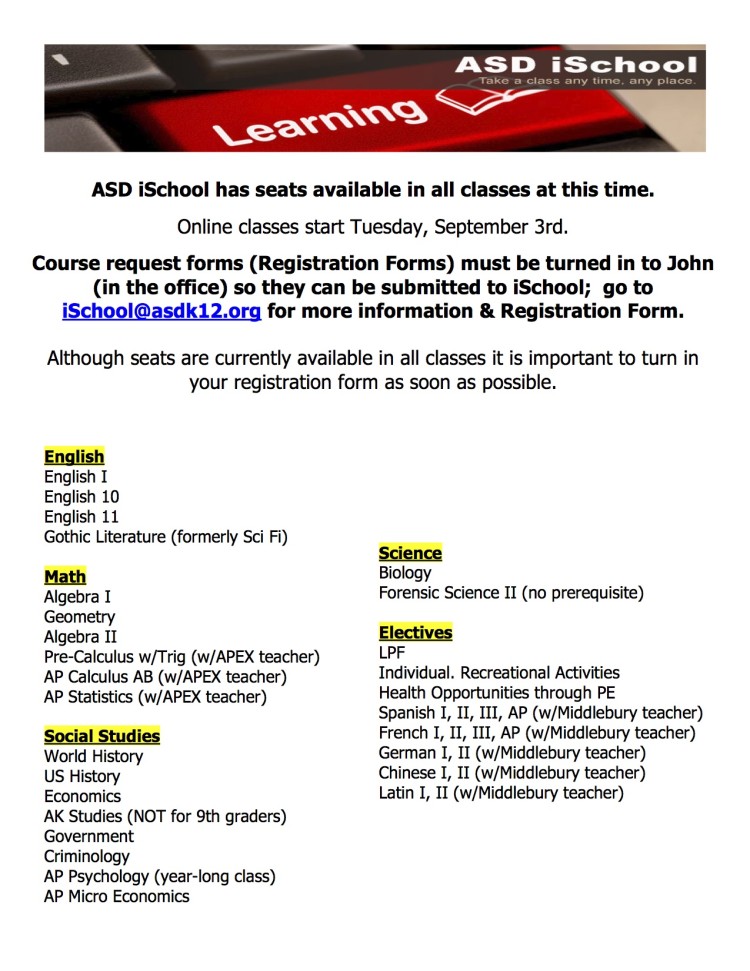 ASD iSchool Registration Info -1