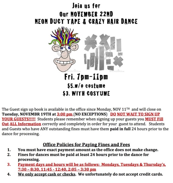 Webmaster Dance Info
