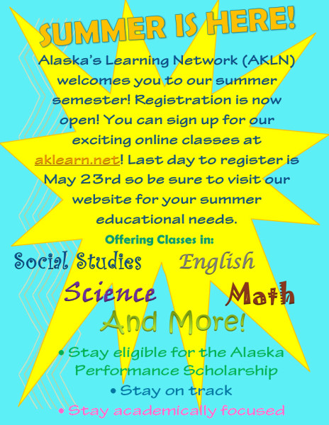 AKLN 2014 Summer Flyer