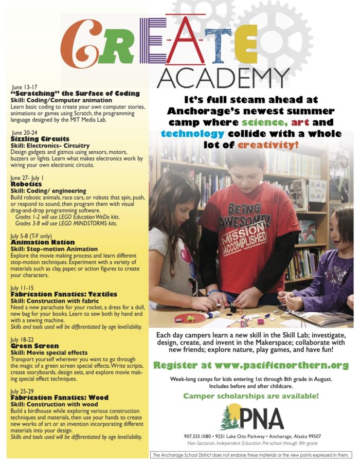 Create Academy ASD Flier