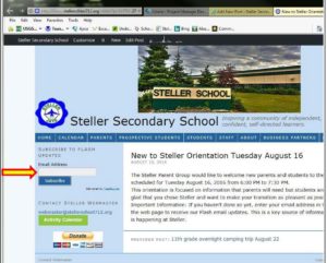steller flash signup screen shot